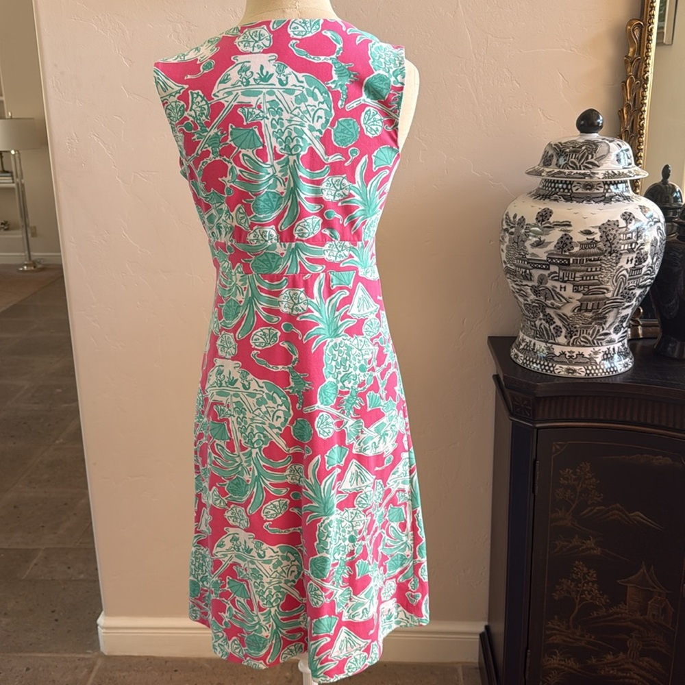 Lily Pulitzer summer dress. Tropical party punch colors. Size small - Picture 3 of 5
